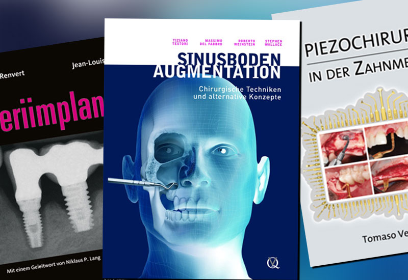 Collage of Bookcovers Dentistry, Translation (Books)